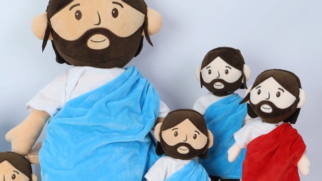 Amazon.com: Yelakey 25.6inch Brown Jesus Plush Doll Guardian