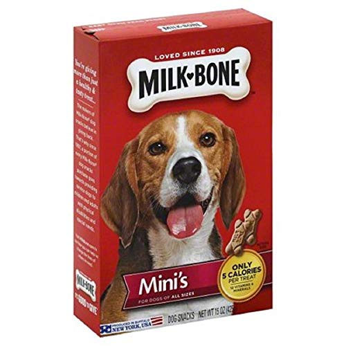 Image of 2 Pack - Milk-Bone Mini's Original Dog Treats, 15-oz box