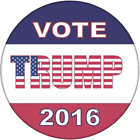 Vote Trump 2016-59mm Badge USA President/Presidential United States Vote Badge Cover