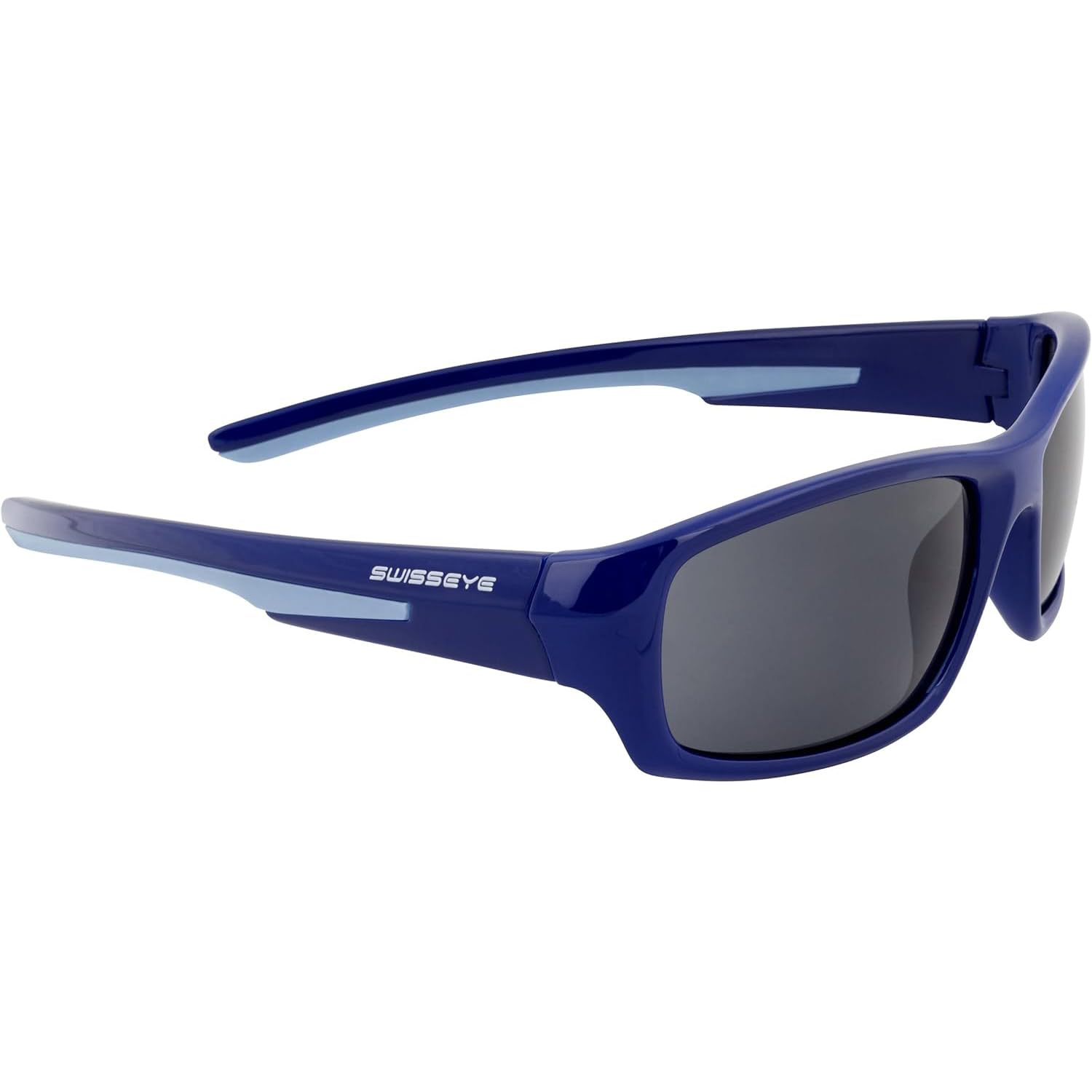 SWISSEYE Kinder Junior Sportbrille, Dark Blue Shiny/Light Blue, XS