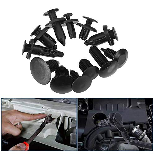 Yorten 60 peças sortidas corpo de carro empurrar retentor pino Rebite prendedores Trim Molding Clip