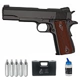 ASG Dan Wesson A2 blowback CO2 (6mm) | Pistola de Airsoft (Bolas de PVC) Calibre 6mm + biberon 0,20 + maletín + 5co2