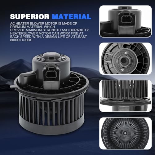 Image of HVAC Front Blower Motor Assembly 700089 Replacement for 00-06 Chevy Tahoe, 99-02 Silverado 1500 2500 3500 HD, 00-06 GMC Yukon, 99-02 Sierra 1500 2500 3500 HD, 02-06 Cadillac Escalade, 89019321