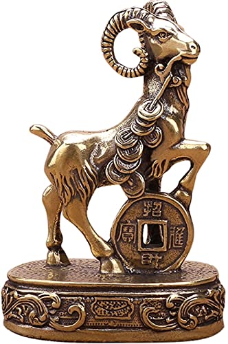 Statues de mouton Feng Shui en laiton pour sublimer votre décoration de salon