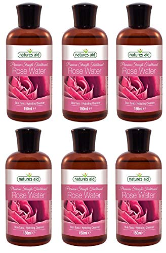 (6 Pack) - Natures Aid - Rosewater (Triple) | 150ml | 6 Pack Bundle