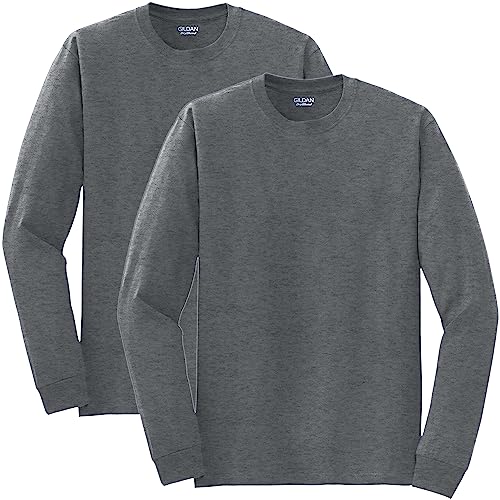 Image of Gildan Adult DryBlend Long Sleeve T-Shirt, Style G8400, 2-Pack