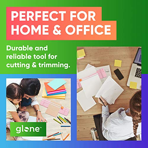 Glone 12 Inch Paper Trimmer, A4 Size Paper Cutter With Automatic Security Safeguard For Coupon, Craft Paper And Photos (Pink) #TOP7
