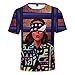 Produktbild Nikea Unisex 3D Drucken Anime T-Shirts Spiel Muster Hemd Mode Strassenmode Cosplay Tees Gedenken Kostüm Lose Beiläufig Kurzarm Rundhals Sommer Hiphop Tops,3,M
