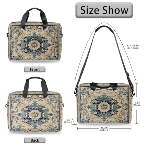 Bolso para portátil de 16 pulgadas con textura Bohemia miniatura 6