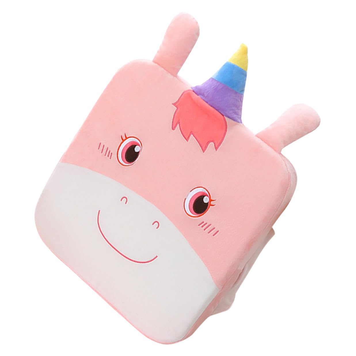 SHINEOFI Seggiolino Rialzato per Sedia da Pranzo per Cuscino Spesso 5 CM Lavabile Motivo Unicorno Supporto Ergonomico Antiscivolo per Uso Quotidiano a Tavola