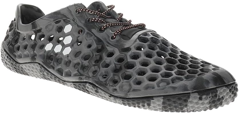 Vivobarefoot Womens Ultra Iii Lace Up Water Sneakers Shoes - Black, Grey