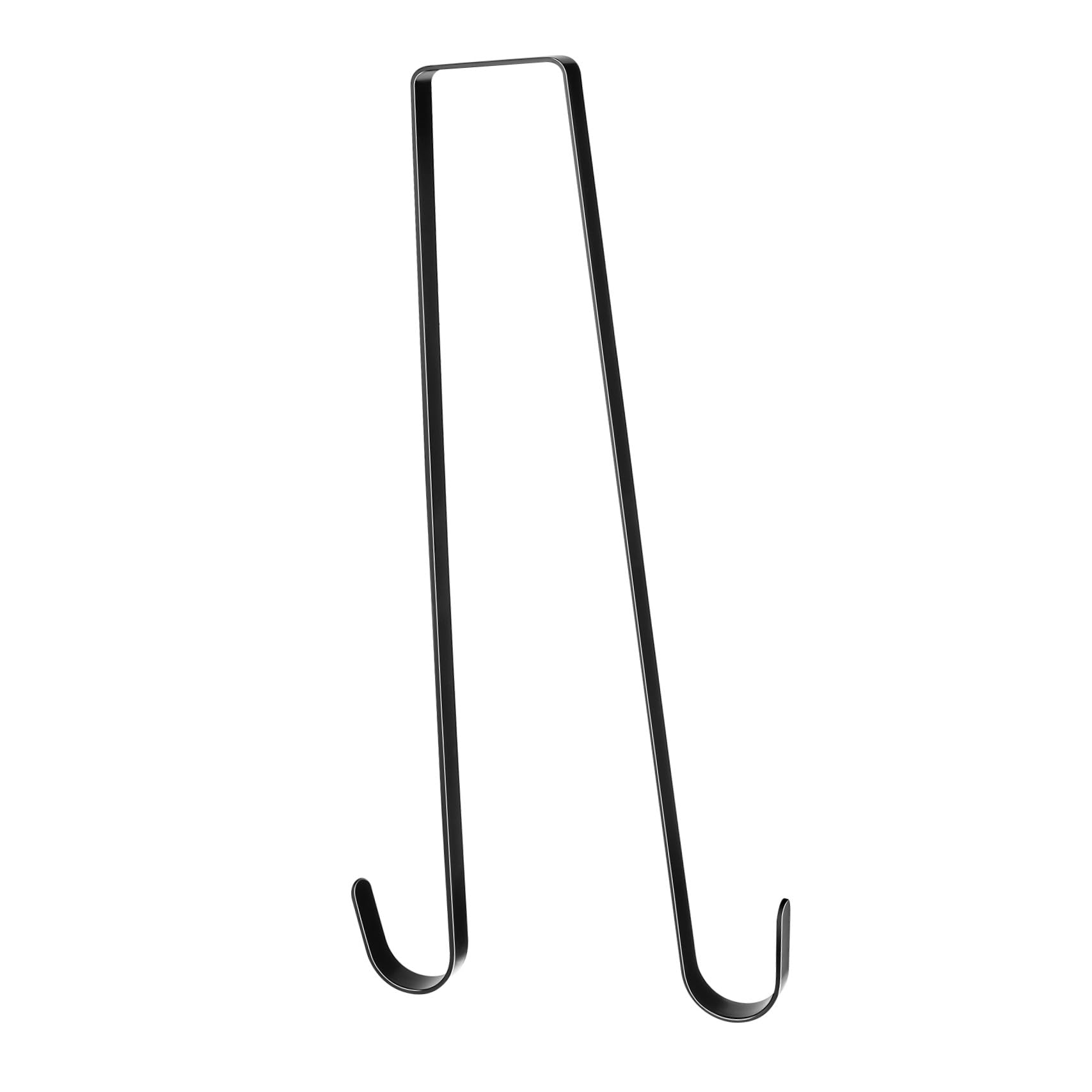 Colgador de navideña reversible gancho metálico puerta exterior