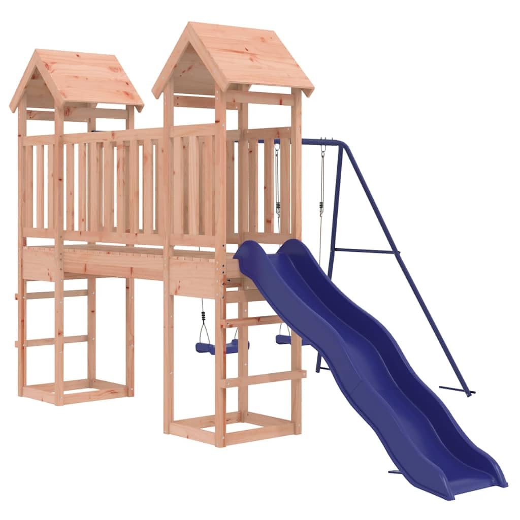 Set da Gioco da Esterno in Legno Massello di Douglas,Giochi e giocattoli,Attrezzatura gioco per esterni,Set altalena e set di gioco-3155826