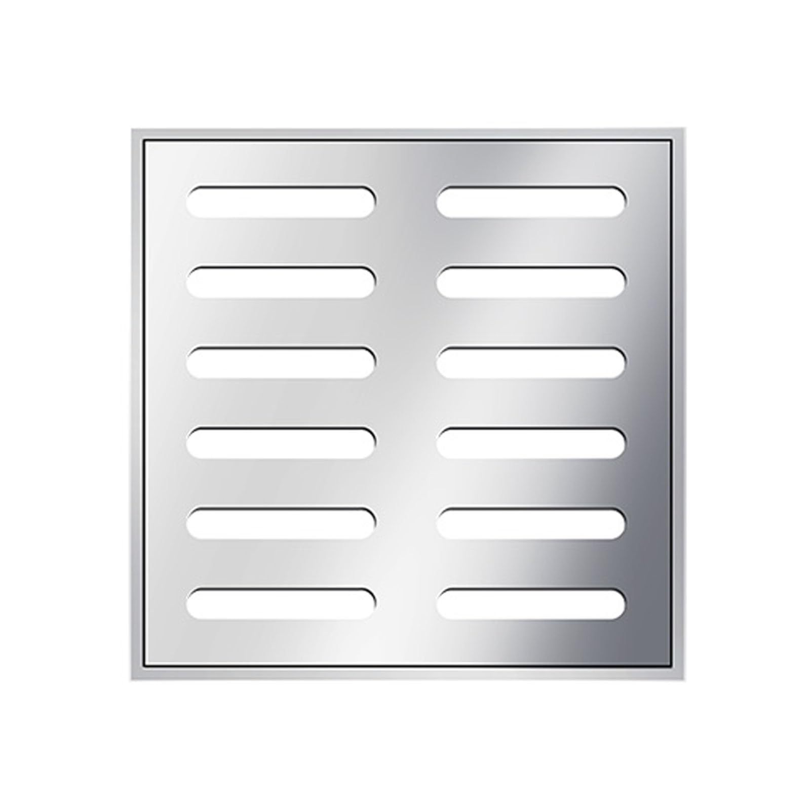 YDHSIKK Square Sewer Grates Grid, Square Sewer Grates Grid Floor Drain Strainer Grate Frame SS304 2mm Thick Multiple Sizes(150x150x20mm)