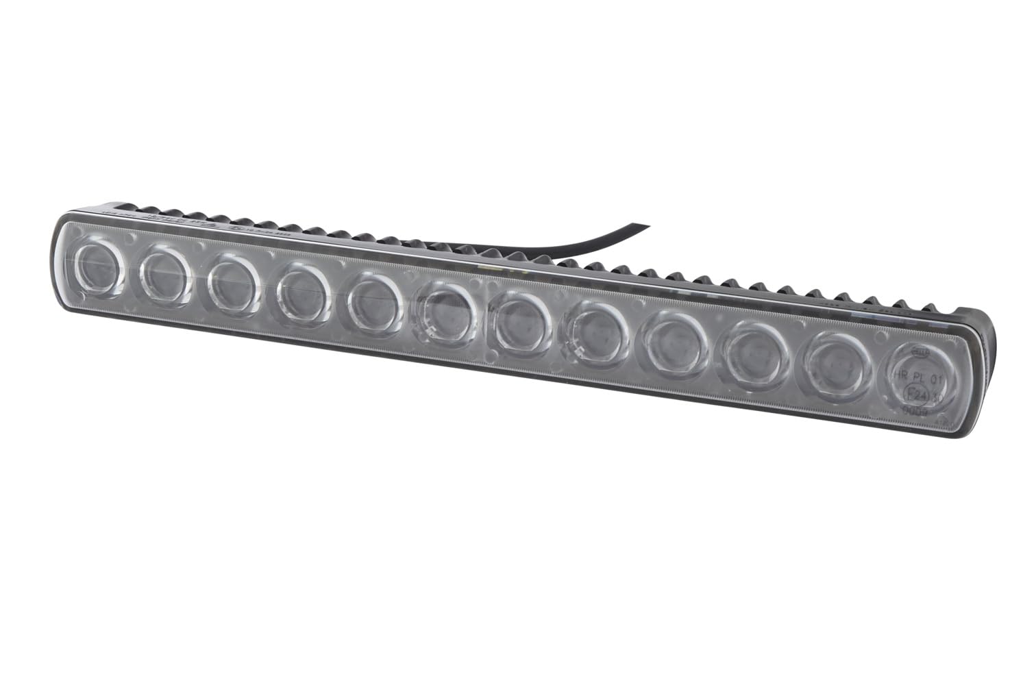 HELLA 1FJ 958 040-072 LED-Spotlight - Light Bar LB350 - 24/12V - Rectangular - Reference number: 20 - Screw Connection - Clear diffusing lens - Lens Colour: Crystal clear - Cable: 2500mm - left/right