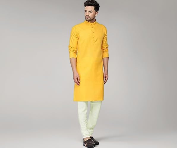 Men Cotton Regular Kurta