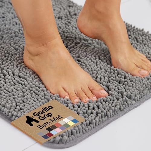 GORILLA GRIP Bath Rug Mat 36x24, Thick Soft...