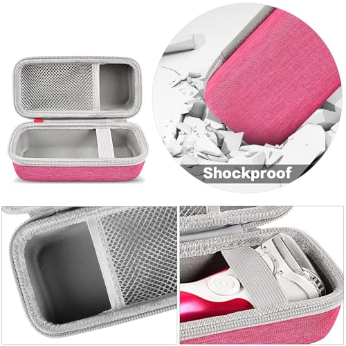 Image of Case Compatible with Panasonic ES-AWL8AV /ES-AWL6AG /ES-WL60-G Electric Shaver for Women Cordless 3 Blade Razor Pop-Up Trimmer Close Curves. Ladies Shave Razors Holder Fits for Charger -Pink (Box Only)