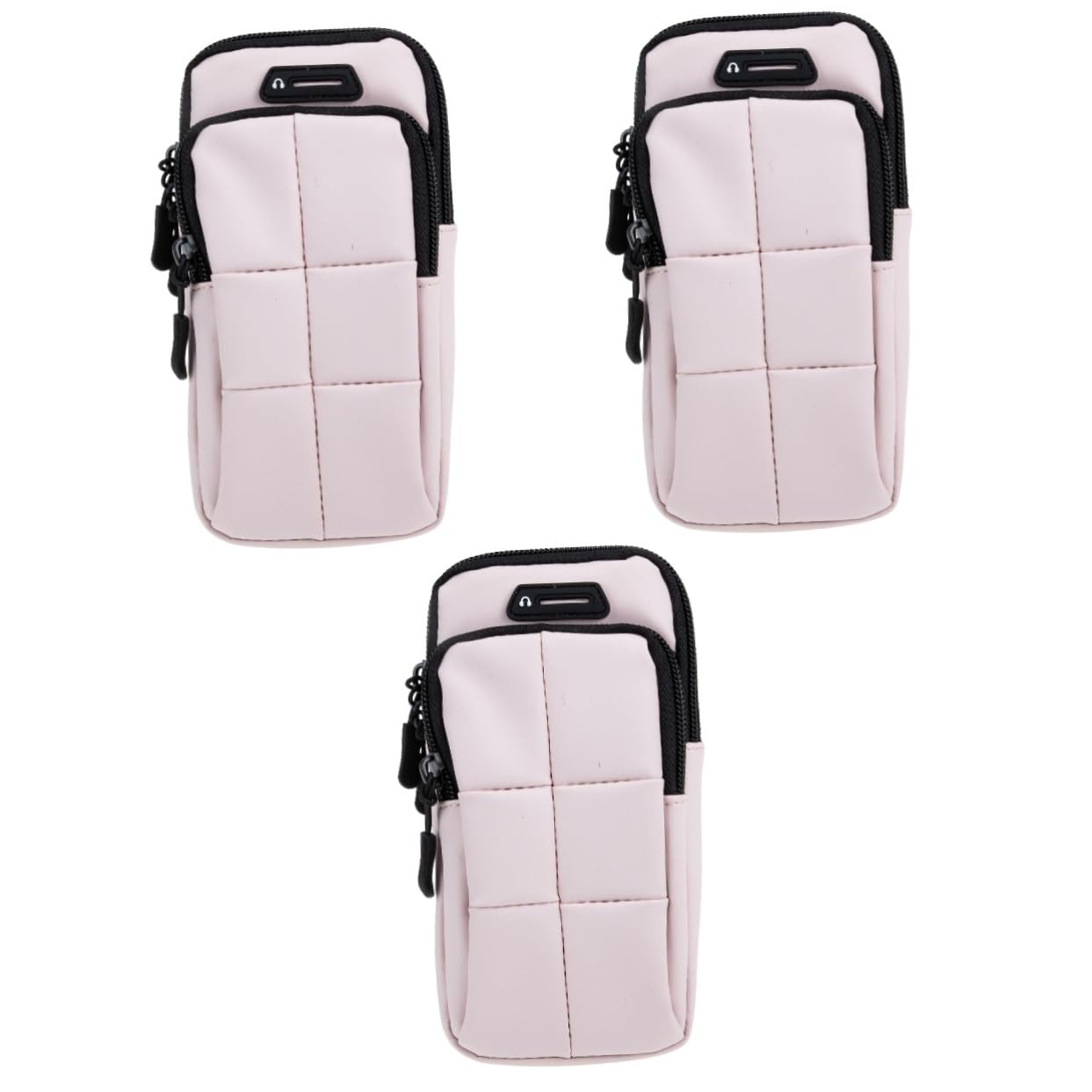 jojofuny 3piezas Brazalete para Teléfono Deportivo Bolso De Brazo Transpirable para Correr y Hacer Ejercicio Funda De Celular para Brazos para Jogging y Gimnasio