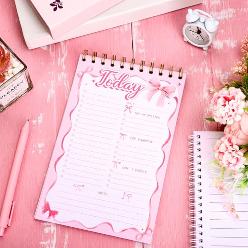 Carnet de notes A5 à spirale non daté pour fournitures d'anniversaire