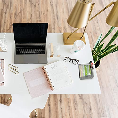 Praktische Zettelbox Aus Drahtmetall - Schwarz 9,5x9,5x8,5cm - Ideal Für Notizzettel Am Schreibtisch