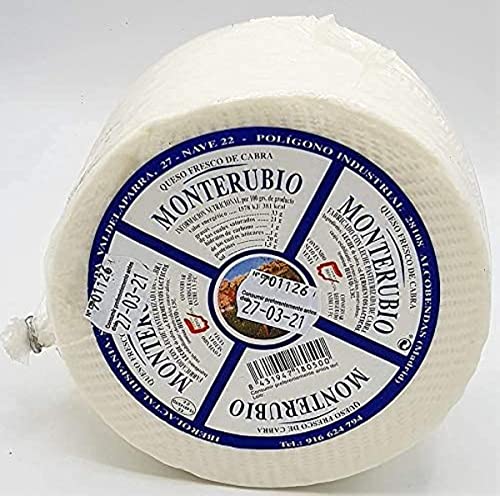 Queso tierno de cabra Monterrubio - cuña, 320 gramos