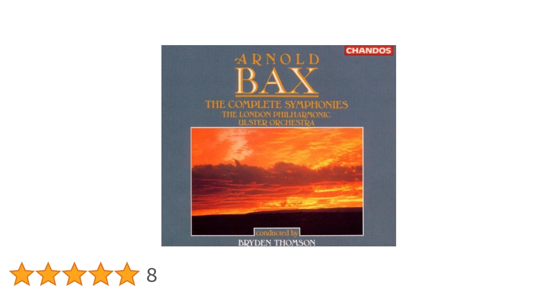 クラシック ARNOLD BAX THE COMPLETE SYMPHONIES 5CD Bax:Complete Symphonies: Amazon.co.uk: CDs & Vinyl