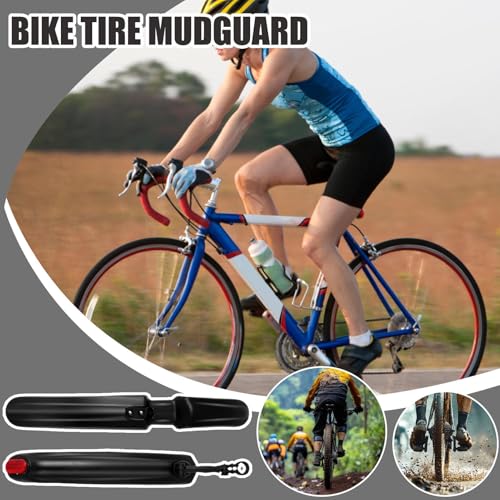 Protector antibarro para bicicleta que soluciona las salpicaduras de lluvia y grava 4