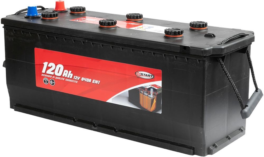Start Batteria per autocarro e trattori 120Ah 12V 690A polo positivo sinistro