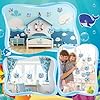 Tinlade 24 Pcs Summer Craft Kits Under the Sea Scene Suncatcher Kit Make a Ocean Animal Suncatcher Craft Ornament Under the Sea Scene Shark Tropical Fish Ocean Animal Set for Classroom Party Supplies #5