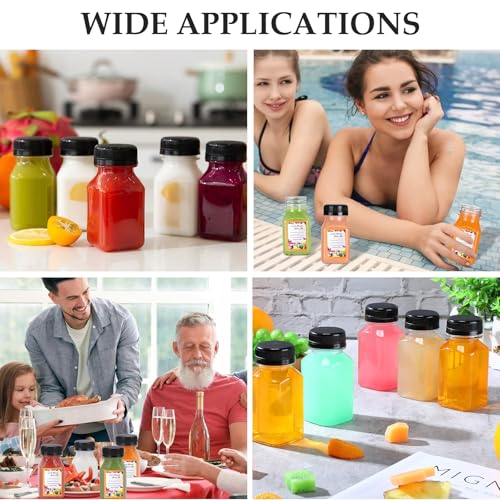 Botellas vacías reutilizables sin BPA de 120ml para conservar frescura de batidos y jugos 8