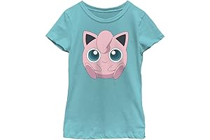 Enthralling Pokemon Jigglypuff Girls Short Sleeve Tee Shirt