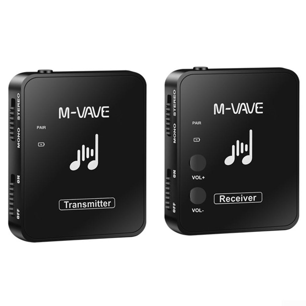 Auricolari wireless 2.4G, bassa latenza, per musicisti live stage (1 set)