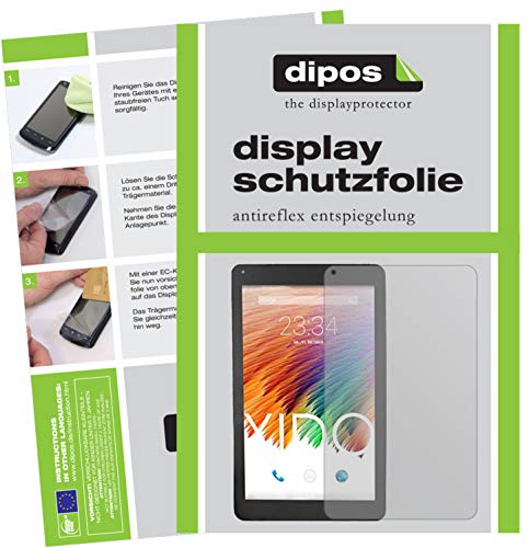 dipos I 2X Schutzfolie matt kompatibel mit XIDO Tablet X111 Folie Bildschirmschutzfolie
