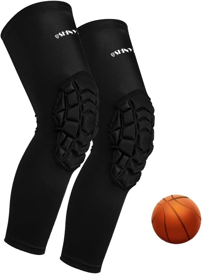 Volleyball Football Knee pads for Youth Adult,Knee Pads for Wrestling,Dancer Knee Pads,3D Honeycomb Knee Pads,Black,Small Size