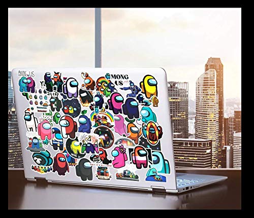 image for Roberly 50Pcs Among Us Stickers for Laptop, Waterproof Vinyl Water Bot