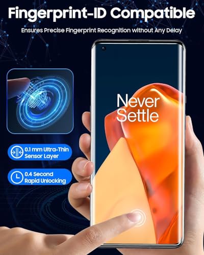 Image of Tempered Glass Screen Protector Compatible For MOTO EDGE 50 with Easy Self Installation Kit