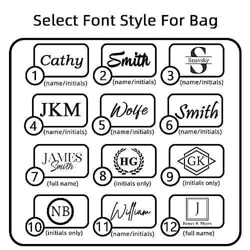 Personalized Leather Toiletry Bag, Customized Name Monograms Men\'s Travel Toiletry Bag, Large Capacity Dopp Kit, Handcrafted Shaving Bag for Men - Thumbnail 6