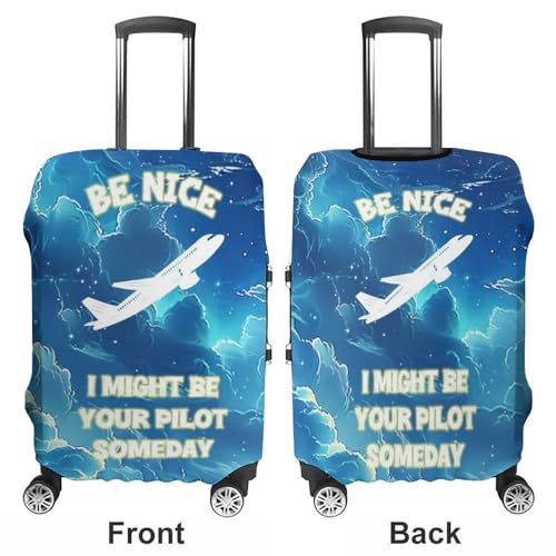 Starry Sky Pilot Travel Suitcase Protector Luggage Cover Protective Washable Anti-scratch Baggage Cover3