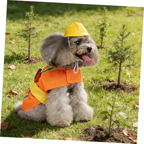 Disfraz para perro WOONEKY tamaño XL color naranja miniatura 5
