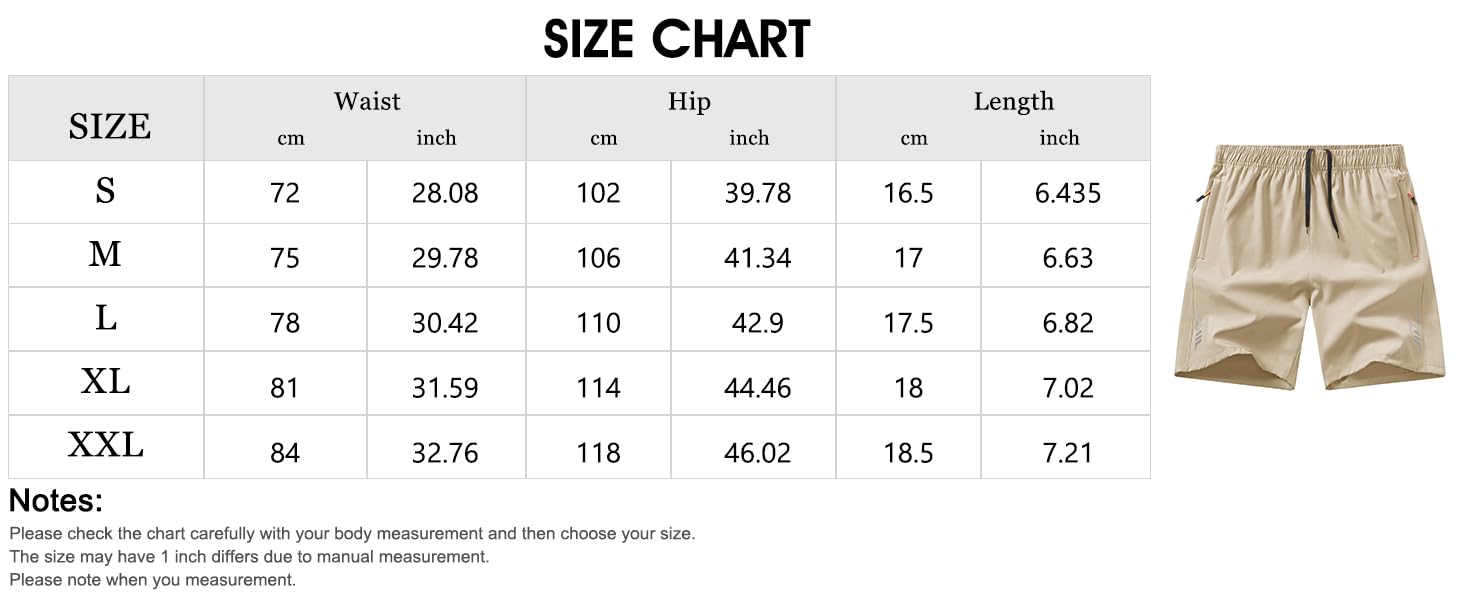 Paquete de 2 pantalones cortos deportivos para hombre, de secado rápido, ligeros, para entrenamiento, verano, casual, con bolsillos con cremallera — view 6
