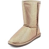 Bearpaw Women's Emma 8'' Pull On Fashion Boots,6 M, Chocolate/Bronze