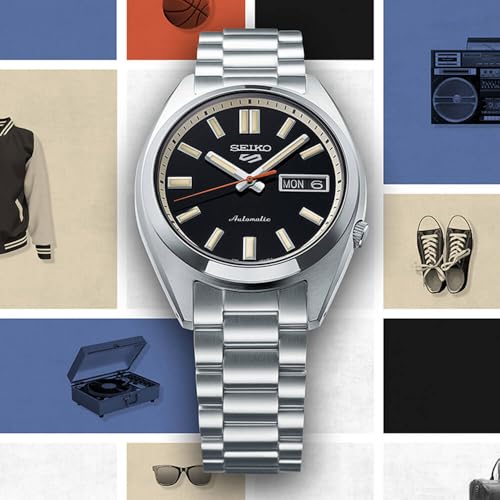 Image of SEIKO 5 Sports SNXS Automatic Black Dial Men's Watch SRPK89K1
