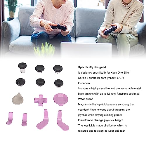 Image of 12 in 1 Controller Joystick Replacement for XboxOne Series 2, Metal Swap Magnetic Thumbsticks, Set of Xboxone Accessories ()