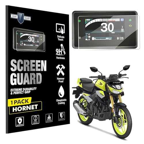 Image of Gear Guard Speed Meter Screen Protector For Honda CB 125 HORNET (2025+) Bike || TFT Instrument Cluster Protector || Anti Scratch || CB 125 Digital Display Speedometer Console Accessory [Not Tempered Glass]