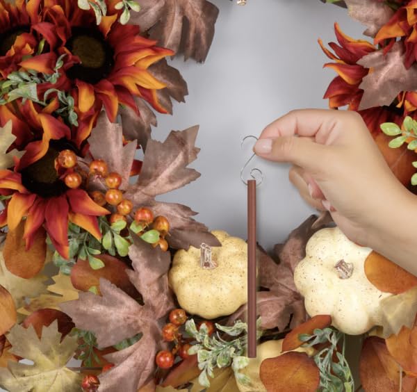 Scentsicles Autumn n Apples, Two Dashes of Cinnamon and Spiced Pine Cones Scented Ornaments Fall Three Pack with Hooks (3 Bottles with 6 Sticks Each)