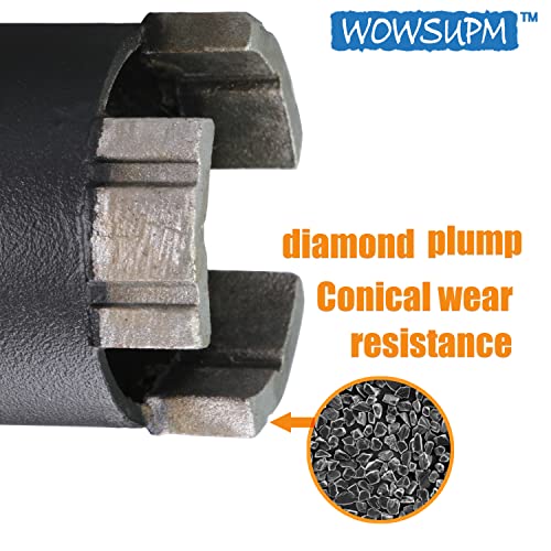 Wowsupm 5 Inch Dry Diamond Core Bit For Marble Granite Ceramic Stone, Extra 196”Measure Tape #TOP1