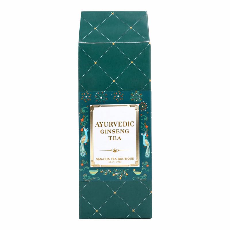Image of Sancha Tea Boutique, Diwali Collection, Diwali Gift Box, Rose Green Tea, Ginseng Tea & Masala Chai, Loose Leaf Tea, Tea Assortment, Gift of Health, Premium Tea Hamper