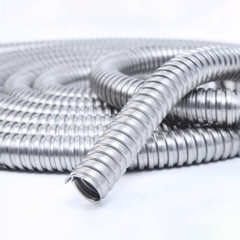 Tubo corrugato in Acciaio Inossidabile 304 da 1 m, con Guaina Protettiva for Cavi, for Parti Fai da Te for Tubi di Protezione(25mm)