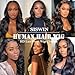 Human Hair Wigs for Black Women Lace Front Wigs for Women Soft Human Hair wig with Lace Front (#1B, 26 Inch)